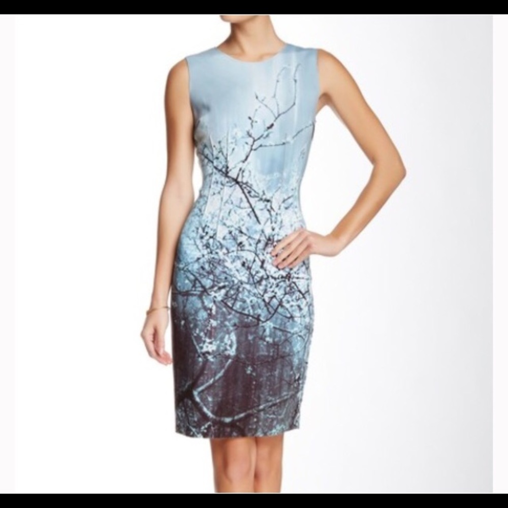 Elie Tahari “Reversible Gwenyth” Dress,multicolor